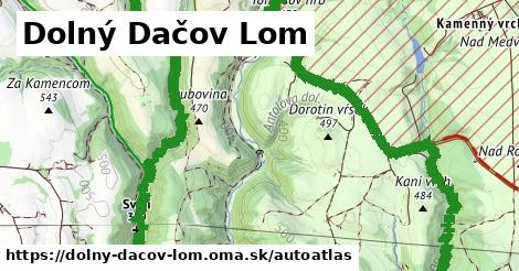 ikona Mapa autoatlas v dolny-dacov-lom