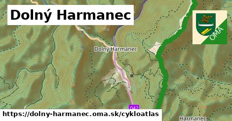 ikona Dolný Harmanec: 31 km trás cykloatlas v dolny-harmanec