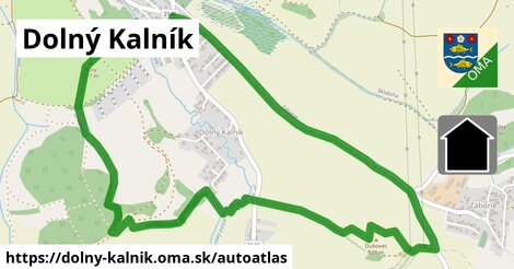 ikona Mapa autoatlas v dolny-kalnik