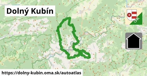 ikona Mapa autoatlas v dolny-kubin