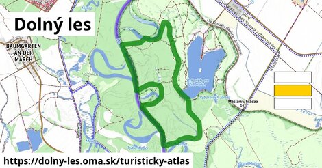 ikona Dolný les: 0 m trás turisticky-atlas v dolny-les