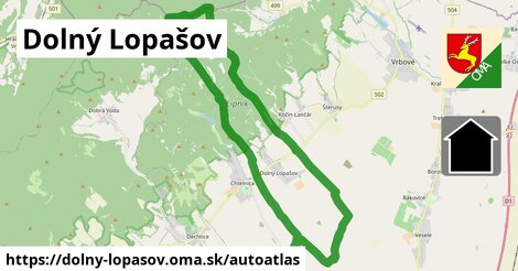 ikona Mapa autoatlas v dolny-lopasov