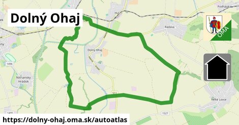 ikona Mapa autoatlas v dolny-ohaj