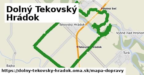 ikona Dolný Tekovský Hrádok: 4,7 km trás mapa-dopravy v dolny-tekovsky-hradok