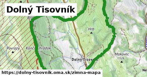 ikona Zimná mapa zimna-mapa v dolny-tisovnik