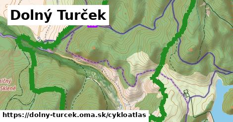 ikona Dolný Turček: 11,5 km trás cykloatlas v dolny-turcek