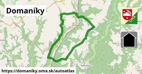 ikona Mapa autoatlas v domaniky