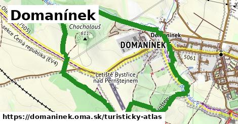 ikona Turistická mapa turisticky-atlas v domaninek