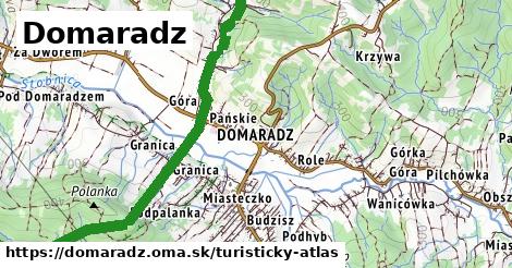 ikona Turistická mapa turisticky-atlas v domaradz