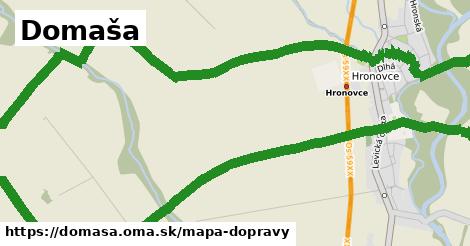 ikona Domaša: 2,2 km trás mapa-dopravy v domasa