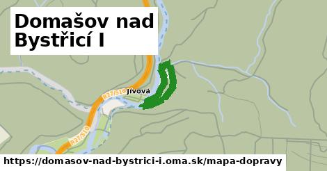ikona Domašov nad Bystřicí I: 0 m trás mapa-dopravy v domasov-nad-bystrici-i