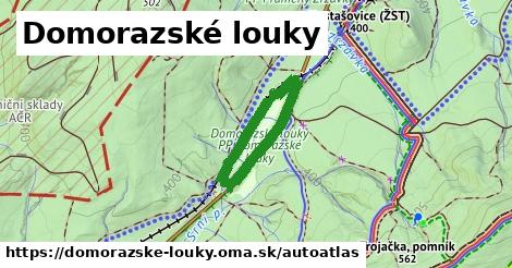 ikona Mapa autoatlas v domorazske-louky