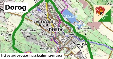 ikona Zimná mapa zimna-mapa v dorog