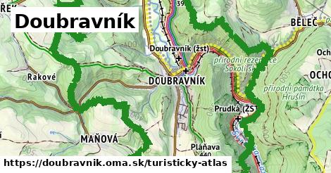 ikona Turistická mapa turisticky-atlas v doubravnik