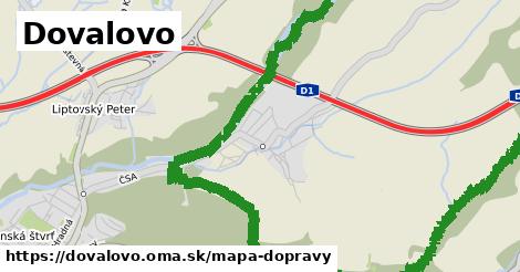 ikona Dovalovo: 7,2 km trás mapa-dopravy v dovalovo