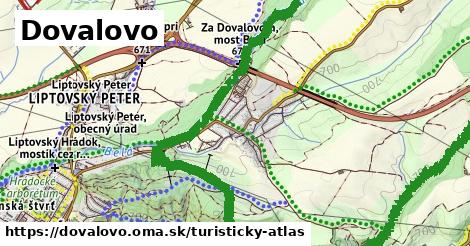 ikona Turistická mapa turisticky-atlas v dovalovo