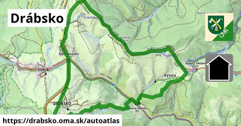 ikona Mapa autoatlas v drabsko