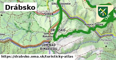 ikona Turistická mapa turisticky-atlas v drabsko