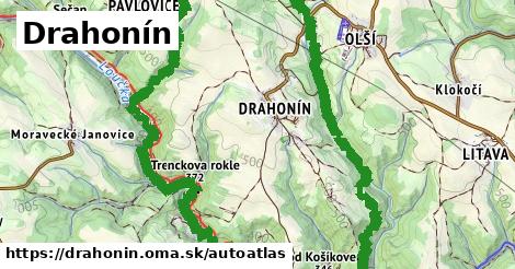 ikona Mapa autoatlas v drahonin