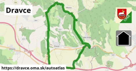 ikona Mapa autoatlas v dravce