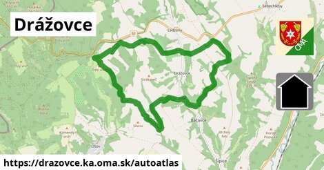 ikona Mapa autoatlas v drazovce.ka