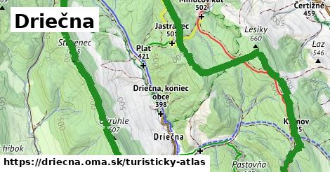 ikona Turistická mapa turisticky-atlas v driecna