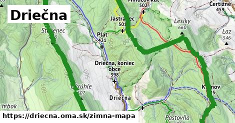 ikona Zimná mapa zimna-mapa v driecna