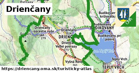 ikona Turistická mapa turisticky-atlas v driencany