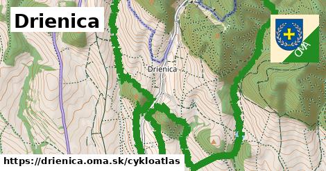 ikona Drienica: 18 km trás cykloatlas v drienica