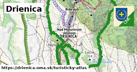 ikona Turistická mapa turisticky-atlas v drienica