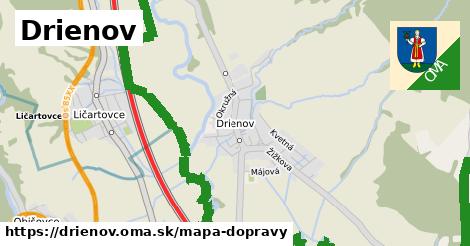 ikona Mapa dopravy mapa-dopravy v drienov