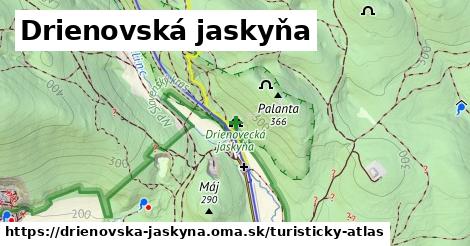 ikona Drienovská jaskyňa: 0 m trás turisticky-atlas v drienovska-jaskyna