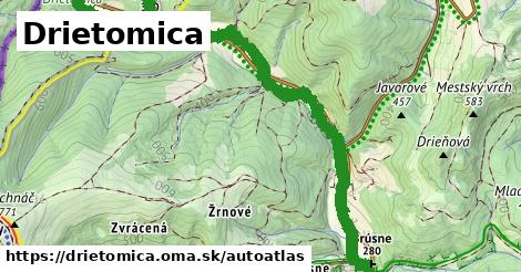 ulice v Drietomica