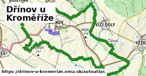 ikona Mapa autoatlas v drinov-u-kromerize