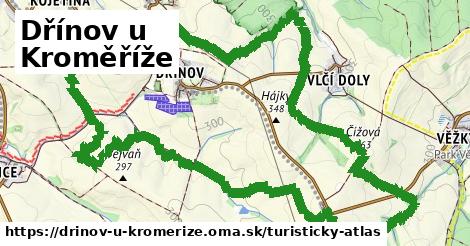 ikona Turistická mapa turisticky-atlas v drinov-u-kromerize