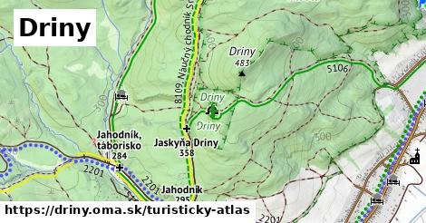 ikona Turistická mapa turisticky-atlas v driny