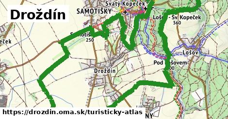 ikona Turistická mapa turisticky-atlas v drozdin