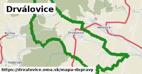 ikona Mapa dopravy mapa-dopravy v drvalovice