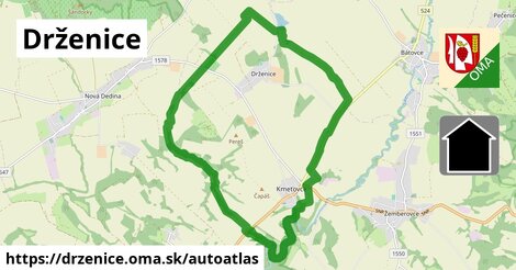 ikona Mapa autoatlas v drzenice