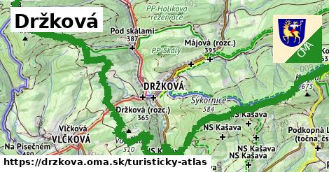 ikona Turistická mapa turisticky-atlas v drzkova