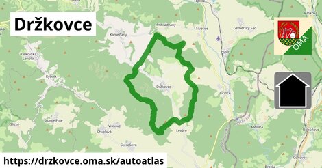 ikona Mapa autoatlas v drzkovce