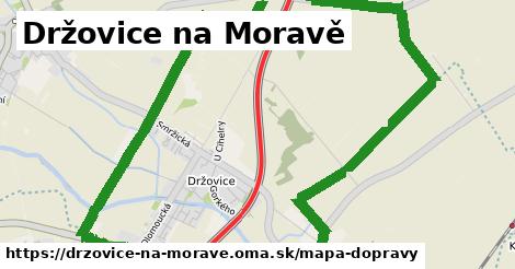 ikona Držovice na Moravě: 91 km trás mapa-dopravy v drzovice-na-morave