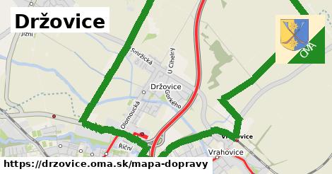 ikona Držovice: 91 km trás mapa-dopravy v drzovice