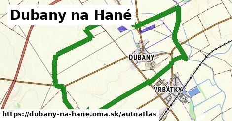 ikona Mapa autoatlas v dubany-na-hane