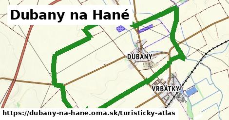 ikona Dubany na Hané: 0 m trás turisticky-atlas v dubany-na-hane