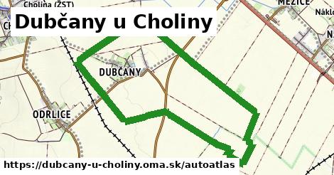 ikona Mapa autoatlas v dubcany-u-choliny