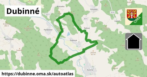 ikona Mapa autoatlas v dubinne