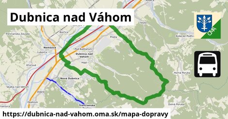 ikona Mapa dopravy mapa-dopravy v dubnica-nad-vahom