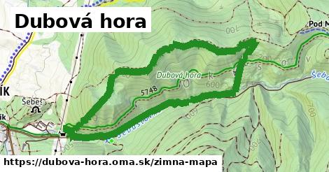 ikona Zimná mapa zimna-mapa v dubova-hora