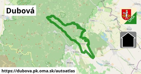 ikona Mapa autoatlas v dubova.pk